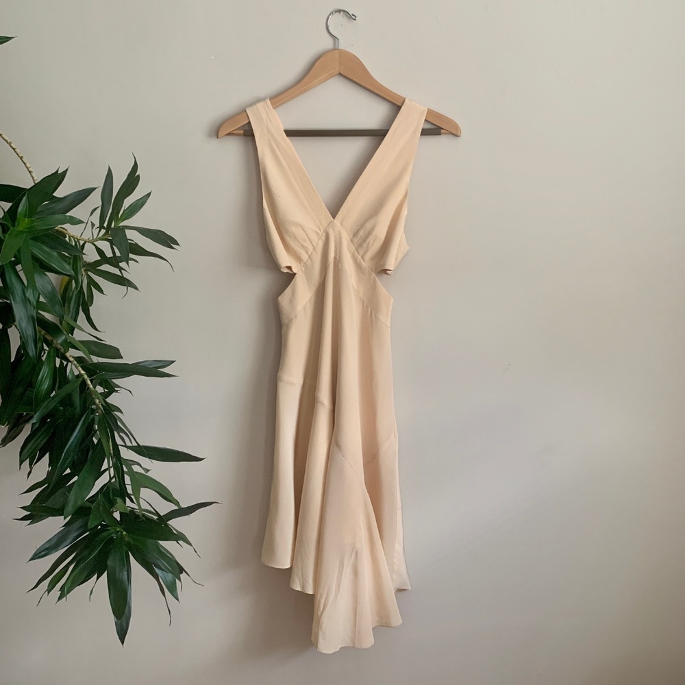 CLUB MONACO - Silk Cut Out Trina Dress